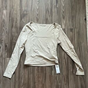 Abercrombie & Fitch Soft Tan Shirt NWT